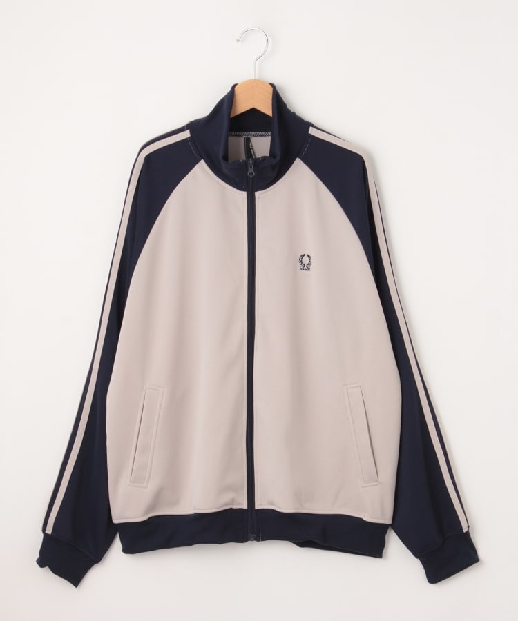 オフプライスストア(メンズ)(OFF PRICE STORE(Mens))のHALHAM（ハルハム） サイドラインラグランジャージ【SALE/セール/カジュアル/デイリー/トレンド/ストリート/スポーティースタイル/ユニセックス】 グレー×ネイビー(091)