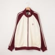 オフプライスストア(メンズ)(OFF PRICE STORE(Mens))のHALHAM（ハルハム） サイドラインラグランジャージ【SALE/セール/カジュアル/デイリー/トレンド/ストリート/スポーティースタイル/ユニセックス】 ホワイト×ワイン(063)