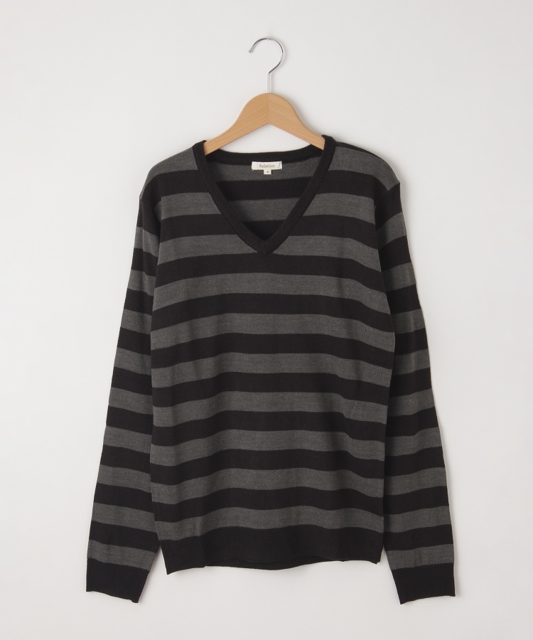 オフプライスストア(メンズ)(OFF PRICE STORE(Mens))のRelation（リレーション） Vネックニット【SALE/カジュアル/デイリー/トレンド/きれいめカジュアル】2