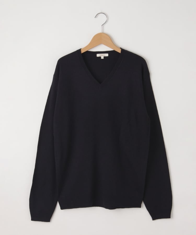 オフプライスストア(メンズ)(OFF PRICE STORE(Mens))のRelation（リレーション） Vネックニット【SALE/カジュアル/デイリー/トレンド/きれいめカジュアル】 ネイビー(093)