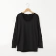 オフプライスストア(メンズ)(OFF PRICE STORE(Mens))のRelation（リレーション） 裏起毛長袖Uネックインナー【SALE/カジュアル/デイリー/トレンド/ユニセックス】 ブラック(019)