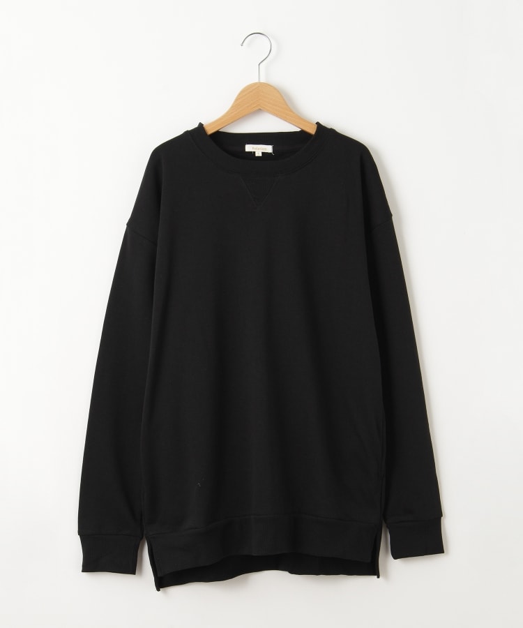 オフプライスストア(メンズ)(OFF PRICE STORE(Mens))のRelation（リレーション） ビッグシルエットスウェット【SALE/カジュアル/デイリー/トレンド/ストリート/ユニセックス】 ブラック(019)
