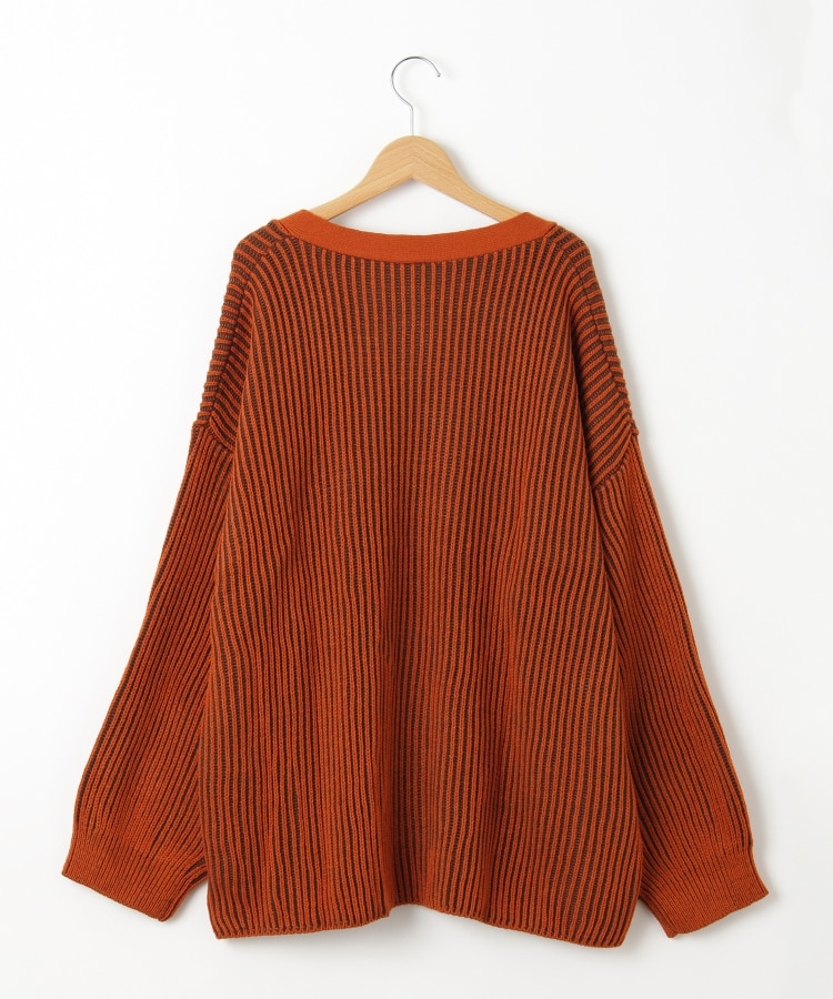 オフプライスストア(メンズ)(OFF PRICE STORE(Mens))のOFTAS（オブタス） ストライプニットカーディガン【SALE/セール/カジュアル/デイリー/トレンド/ルーズシルエット/ゆったり/ユニセックス】2