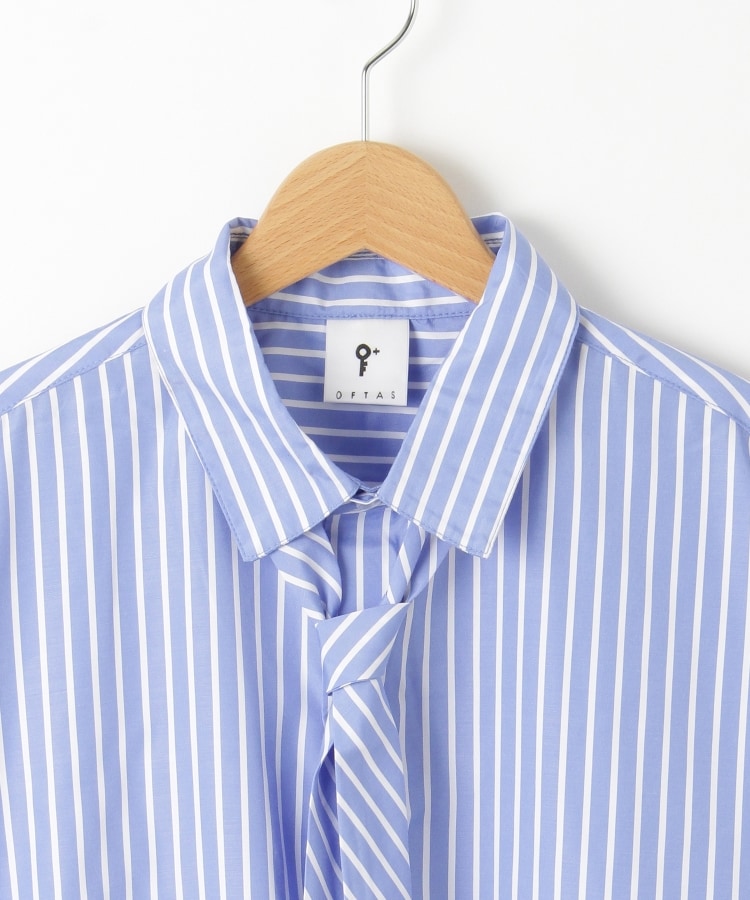 オフプライスストア(メンズ)(OFF PRICE STORE(Mens))のOFTAS（オブタス） タイ付ストライプシャツ【SALE/セール/カジュアル/デイリー/トレンド/きれいめカジュアル】3