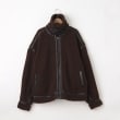 オフプライスストア(メンズ)(OFF PRICE STORE(Mens))のHALHAM（ハルハム） レザー調ラインボアブルゾン【SALE/カジュアル/デイリー/トレンド/ストリート/ユニセックス】1