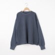 オフプライスストア(メンズ)(OFF PRICE STORE(Mens))のMany men many mind（メニーメンメニーマインズ） 裏パイルコンビトレーナー【SALE/セール/カジュアル/デイリー/トレンド/ユニセックス】 ブルー(092)