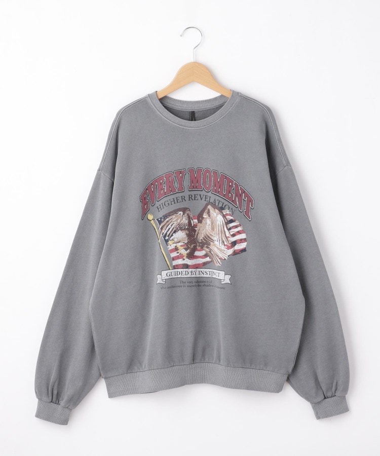 オフプライスストア(メンズ)(OFF PRICE STORE(Mens))のHALHAM　裏毛 ピグメント加工 プリント クルーネック トレーナー/スウェット/プルオーバー/ユニセックス2