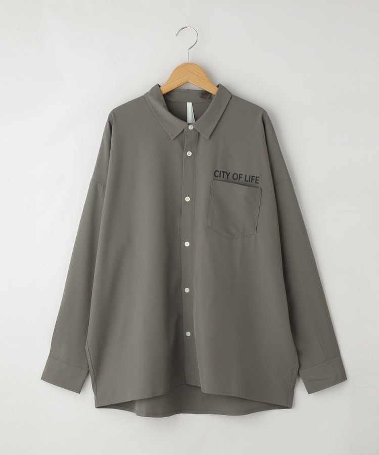 オフプライスストア(メンズ)(OFF PRICE STORE(Mens))のHALHAM バックプリントビックシャツ(CITY OF LIFE)1