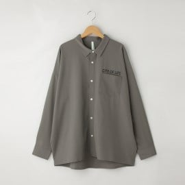 オフプライスストア(メンズ)(OFF PRICE STORE(Mens))のHALHAM バックプリントビックシャツ(CITY OF LIFE)