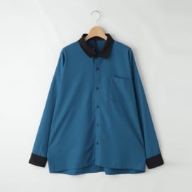 オフプライスストア(メンズ)(OFF PRICE STORE(Mens))のHALHAM　ポリストレッチ クレリックシャツ/レディース メンズ