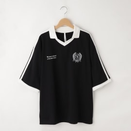 オフプライスストア(メンズ)(OFF PRICE STORE(Mens))のHALHAM（ハルハム） ライン入り衿付き半袖Tシャツ