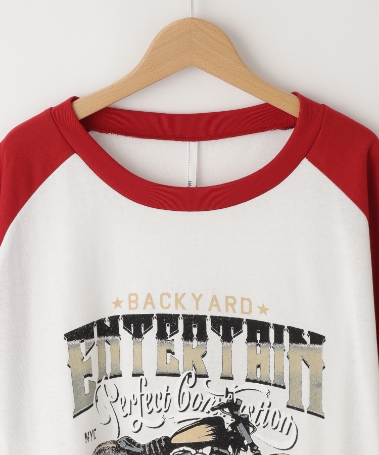 オフプライスストア(メンズ)(OFF PRICE STORE(Mens))のHALHAM（ハルハム） oversize raglan sleeve print T-shirt/オーバーサイズ ラグランスリーブ プリント Tシャツ/リンガー プリントTシャツ【SALE】3