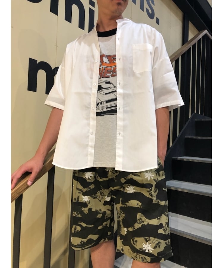 オフプライスストア(メンズ)(OFF PRICE STORE(Mens))のHALHAM　ポリストレッチ クレリック半袖ビッグシャツ　【SALE/ユニセックス/カラバリ】4