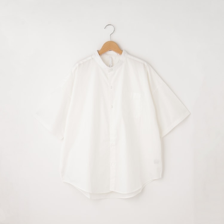 オフプライスストア(メンズ)(OFF PRICE STORE(Mens))のHALHAM　ポリストレッチ クレリック半袖ビッグシャツ　【SALE/ユニセックス/カラバリ】 カジュアルシャツ
