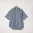 オフプライスストア(メンズ)(OFF PRICE STORE(Mens))のHALHAM　ポリストレッチ クレリック半袖ビッグシャツ　【SALE/ユニセックス/カラバリ】 サックス(091)