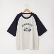 オフプライスストア(メンズ)(OFF PRICE STORE(Mens))のHALHAM（ハルハム） 配色ラグランプリントTシャツ ライトグレー(011)