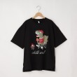 オフプライスストア(メンズ)(OFF PRICE STORE(Mens))のHALHAM（ハルハム） プリントTシャツ（キャンプ恐竜）【SALE/オーバーサイズ/カジュアル/カットソー/デイリー/ユニセックス/ルーズシルエット/ストリート】1