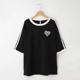 オフプライスストア(メンズ)(OFF PRICE STORE(Mens))のHALHAM（ハルハム） ライン入り胸元刺しゅうTシャツ