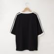 オフプライスストア(メンズ)(OFF PRICE STORE(Mens))のHALHAM（ハルハム） オーバーサイズ 袖ライン フロント刺繍 リンガー 半袖Tシャツ　【SALE/ルーズシルエット/ユニセックス】2