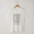 オフプライスストア(メンズ)(OFF PRICE STORE(Mens))のHALHAM（ハルハム） オーバーサイズ オールド プリント クルーネック 半袖Tシャツ　【SALE/ルーズシルエット/ユニセックス】 ホワイト(001)