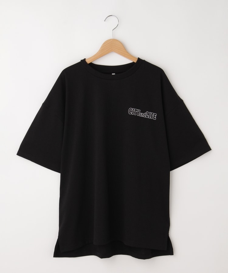 オフプライスストア(メンズ)(OFF PRICE STORE(Mens))のHALHAM　oversize girls print  T-shirt/オーバーサイズ ガールズ プリント Tシャツ ブラック(019)