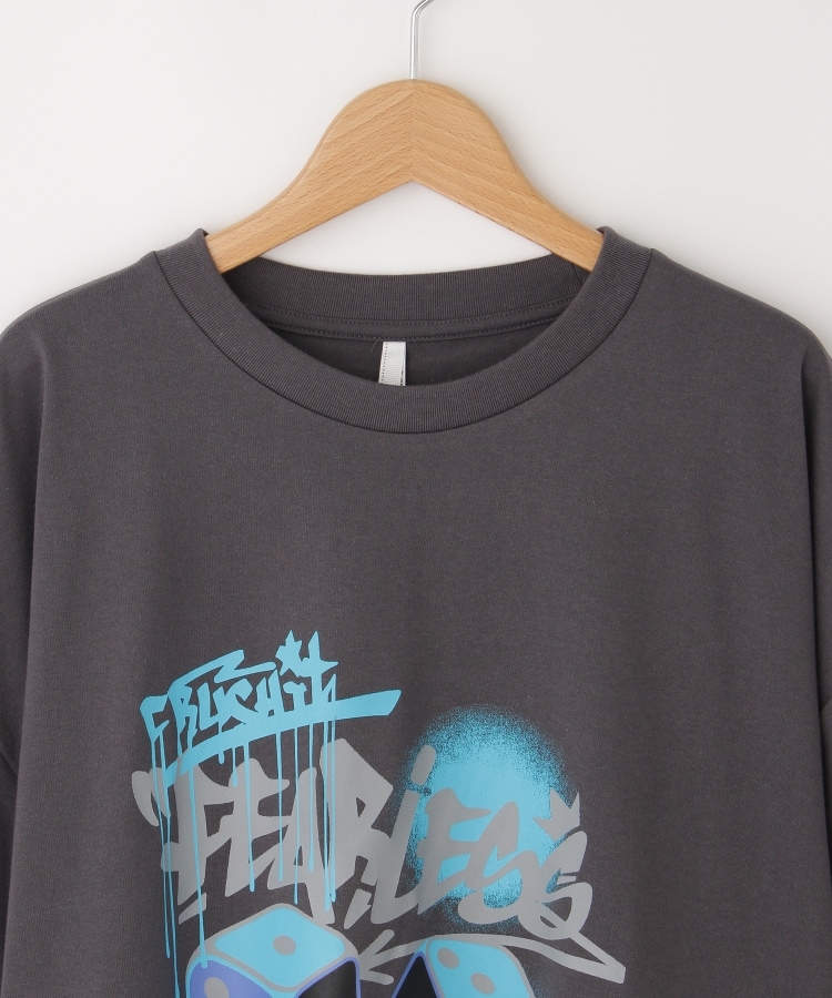 オフプライスストア(メンズ)(OFF PRICE STORE(Mens))のHALHAM（ハルハム） オーバーサイズダイス柄クルーネックTシャツ　【SALE/ルーズシルエット/ユニセックス/ストリート】4