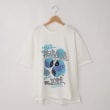 オフプライスストア(メンズ)(OFF PRICE STORE(Mens))のHALHAM（ハルハム） オーバーサイズダイス柄クルーネックTシャツ　【SALE/ルーズシルエット/ユニセックス/ストリート】 ホワイト(001)