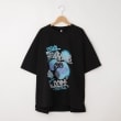 オフプライスストア(メンズ)(OFF PRICE STORE(Mens))のHALHAM（ハルハム） オーバーサイズダイス柄クルーネックTシャツ　【SALE/ルーズシルエット/ユニセックス/ストリート】 ブラック(019)