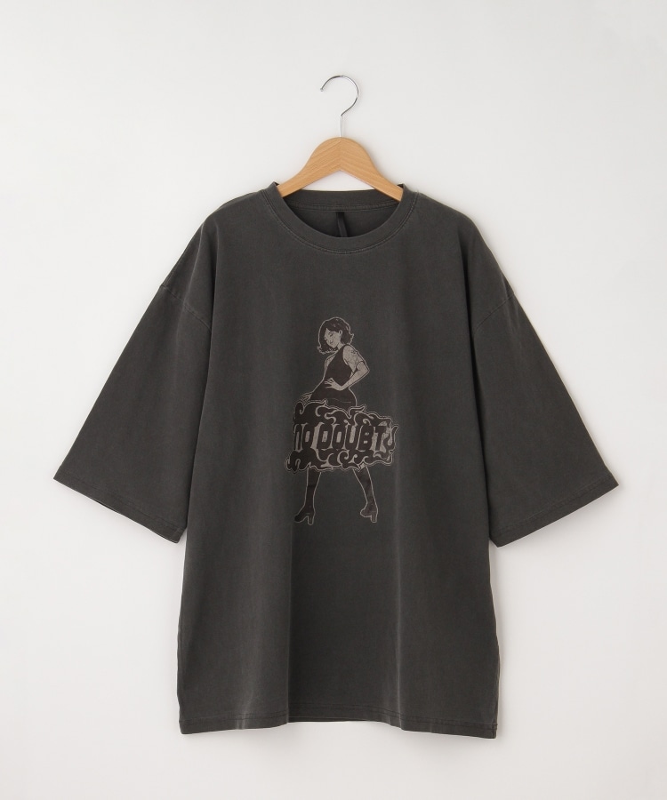 オフプライスストア(メンズ)(OFF PRICE STORE(Mens))のHALHAM　Pigment hard wash T-shirt/ピグメント ハードウォッシュ 半袖 Tシャツ ブラック(019)