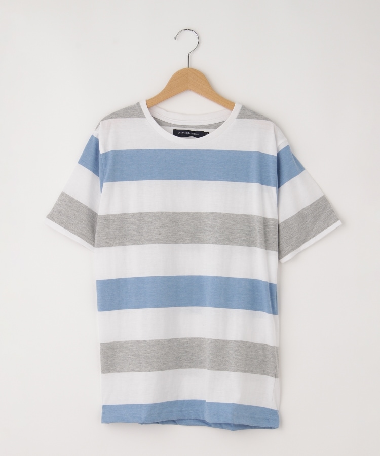 オフプライスストア(メンズ)(OFF PRICE STORE(Mens))の(Never)Acquiesce (ネバーアクイース) アソートボーダーTシャツ【SALE/カジュアル/きれいめカジュアル/デイリー】 ブルー(291)