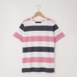 オフプライスストア(メンズ)(OFF PRICE STORE(Mens))の(Never)Acquiesce (ネバーアクイース) アソートボーダーTシャツ【SALE/カジュアル/きれいめカジュアル/デイリー】 ピンク(271)