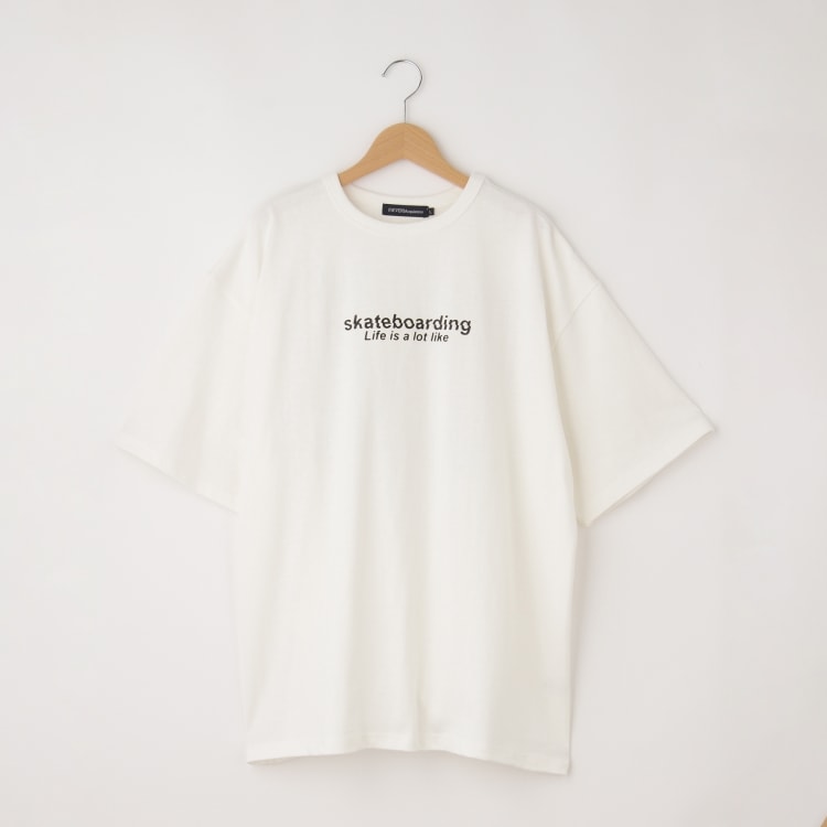 オフプライスストア(メンズ)(OFF PRICE STORE(Mens))の(Never)Acquiesce (ネバーアクイース) スケボーバックプリントTシャツ Ｔシャツ