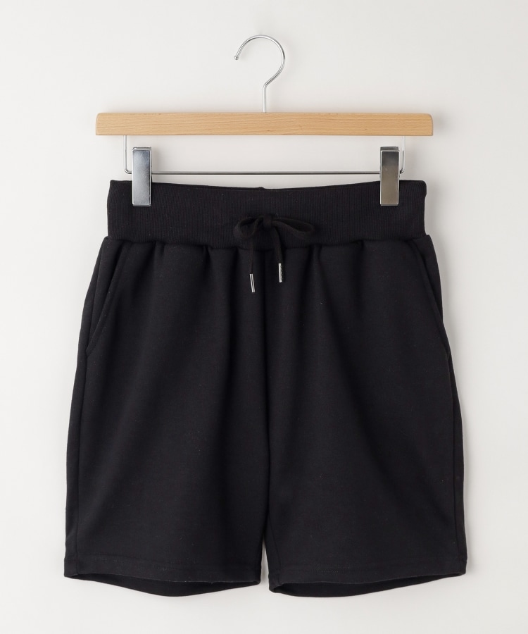 オフプライスストア(メンズ)(OFF PRICE STORE(Mens))の(Never)Acquiesce (ネバーアクイース) ウエスト太ゴム入りショートパンツ ブラック(019)
