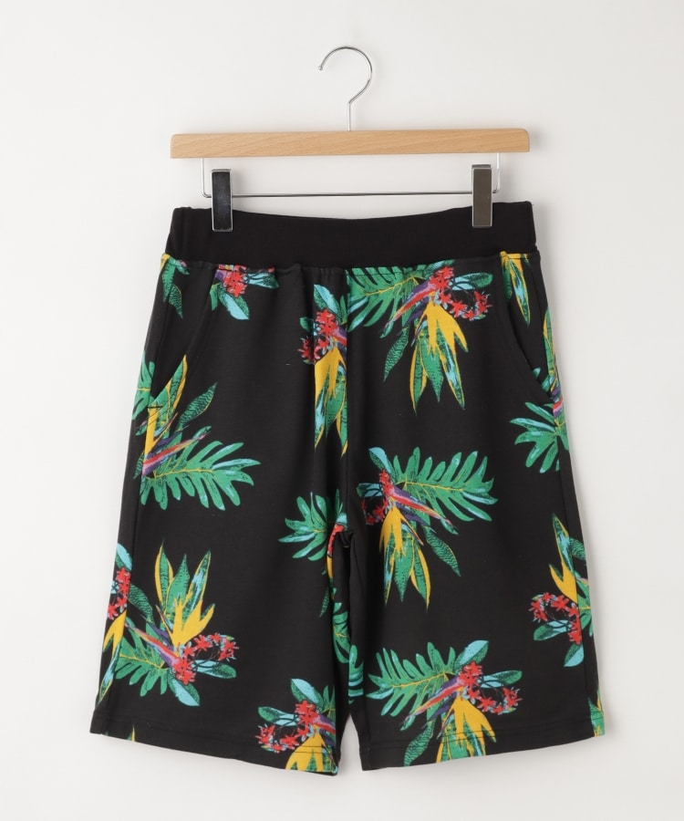 オフプライスストア(メンズ)(OFF PRICE STORE(Mens))のRelation（リレーション） ドロスト付きウエストゴムショートパンツ　【SALE/柄バリエーションが豊富/アウトドアにも】 ブラック(401)