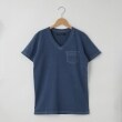 オフプライスストア(メンズ)(OFF PRICE STORE(Mens))の(Never)Acquiesce (ネバーアクイース) コットンVネックポケット付き半袖Tシャツ【SALE/カジュアル/きれいめカジュアル/デイリー】 ネイビー(092)