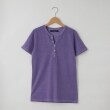 オフプライスストア(メンズ)(OFF PRICE STORE(Mens))の(Never)Acquiesce (ネバーアクイース) コットンヘンリーネック半袖Tシャツ【SALE/カジュアル/きれいめカジュアル/ストリート/デイリー】1