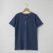 オフプライスストア(メンズ)(OFF PRICE STORE(Mens))の(Never)Acquiesce (ネバーアクイース) コットンヘンリーネック半袖Tシャツ【SALE/カジュアル/きれいめカジュアル/ストリート/デイリー】 ネイビー(092)