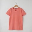 オフプライスストア(メンズ)(OFF PRICE STORE(Mens))の(Never)Acquiesce (ネバーアクイース) コットン半袖Tシャツ【SALE/カジュアル/きれいめカジュアル/デイリー】 ピンク(071)