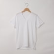 オフプライスストア(メンズ)(OFF PRICE STORE(Mens))のRelation（リレーション） Vネック半袖シャツ ホワイト(001)