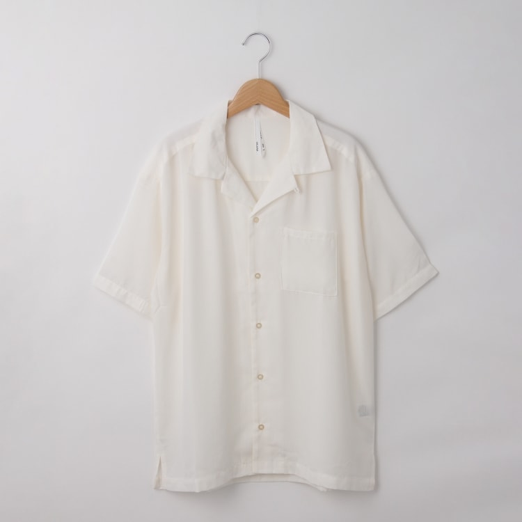 オフプライスストア(メンズ)(OFF PRICE STORE(Mens))のHALHAM（ハルハム） 開襟半袖シャツ【SALE/オーバーサイズ/カジュアル/きれいめカジュアル/ストリート/デイリー/スポーティースタイル/ルーズシルエット/ユニセックス】 カジュアルシャツ