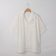 オフプライスストア(メンズ)(OFF PRICE STORE(Mens))のHALHAM（ハルハム） 開襟半袖シャツ【SALE/オーバーサイズ/カジュアル/きれいめカジュアル/ストリート/デイリー/スポーティースタイル/ルーズシルエット/ユニセックス】 ホワイト(001)