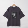 オフプライスストア(メンズ)(OFF PRICE STORE(Mens))のHALHAM（ハルハム） スムースフォトプリントTシャツ【SALE/オーバーサイズ/カジュアル/ストリート/デイリー/スポーティースタイル/ルーズシルエット/ユニセックス】 チャコールグレー(014)