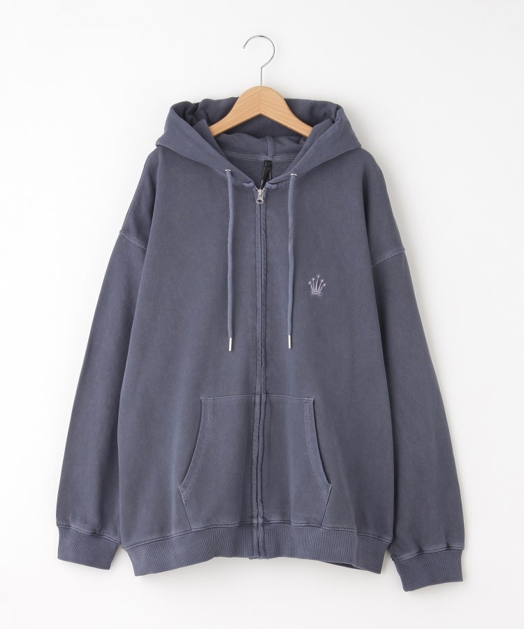 オフプライスストア(メンズ)(OFF PRICE STORE(Mens))のHALHAM（ハルハム） バックプリントジップパーカー【SALE/セール/カジュアル/デイリー/トレンド/ストリート/ユニセックス】 ネイビー(093)