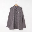 オフプライスストア(メンズ)(OFF PRICE STORE(Mens))のHALHAM（ハルハム） ワンポイント刺繍チェック柄シャツ【SALE/セール/カジュアル/デイリー/トレンド/ユニセックス】 チャコール(014)