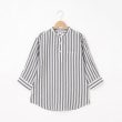 オフプライスストア(メンズ)(OFF PRICE STORE(Mens))のgarsonwave(ギャルソンウェーブ) バンドカラーストライプシャツ グレー(193)