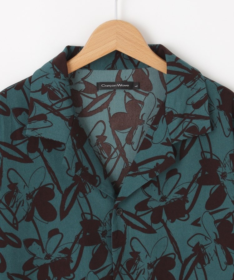 オフプライスストア(メンズ)(OFF PRICE STORE(Mens))のgarsonwave(ギャルソンウェーブ) オープンカラー総柄半袖シャツ【SALE/セール/オフプライス/カジュアル/デイリー/トレンド】3