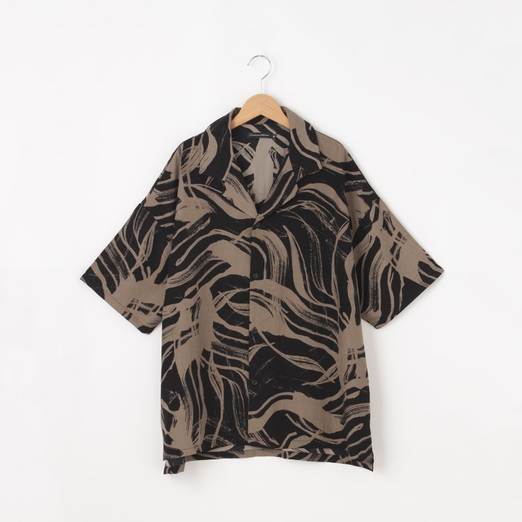 オフプライスストア(メンズ)(OFF PRICE STORE(Mens))のgarsonwave(ギャルソンウェーブ) オープンカラー総柄半袖シャツ【SALE/セール/オフプライス/カジュアル/デイリー/トレンド】 カジュアルシャツ