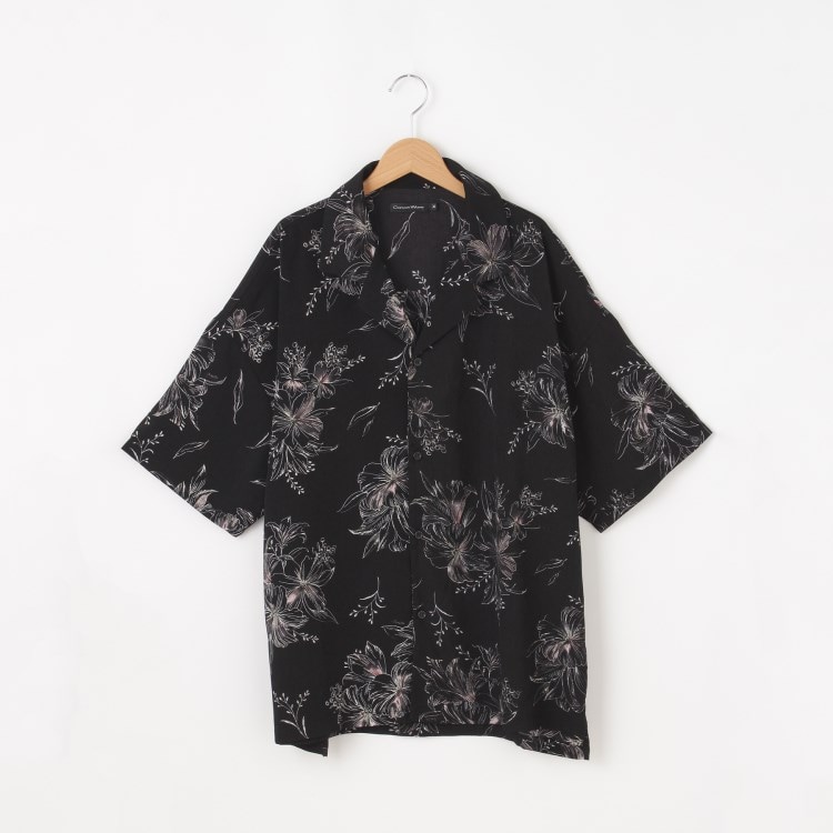 オフプライスストア(メンズ)(OFF PRICE STORE(Mens))のgarsonwave(ギャルソンウェーブ) オープンカラー総柄半袖シャツ【SALE/セール/オフプライス/カジュアル/デイリー/トレンド】 カジュアルシャツ