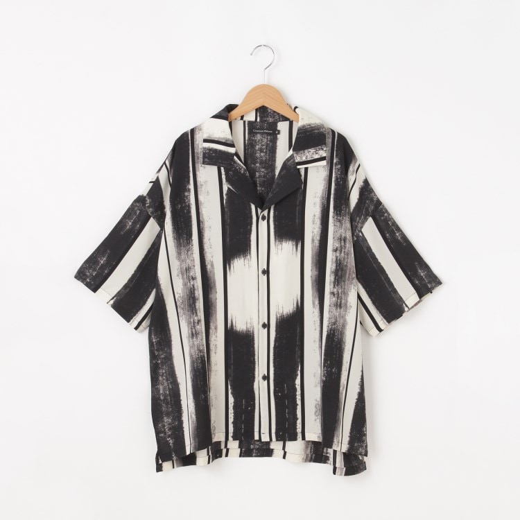 オフプライスストア(メンズ)(OFF PRICE STORE(Mens))のgarsonwave(ギャルソンウェーブ) オープンカラー総柄半袖シャツ【SALE/セール/オフプライス/カジュアル/デイリー/トレンド】 カジュアルシャツ