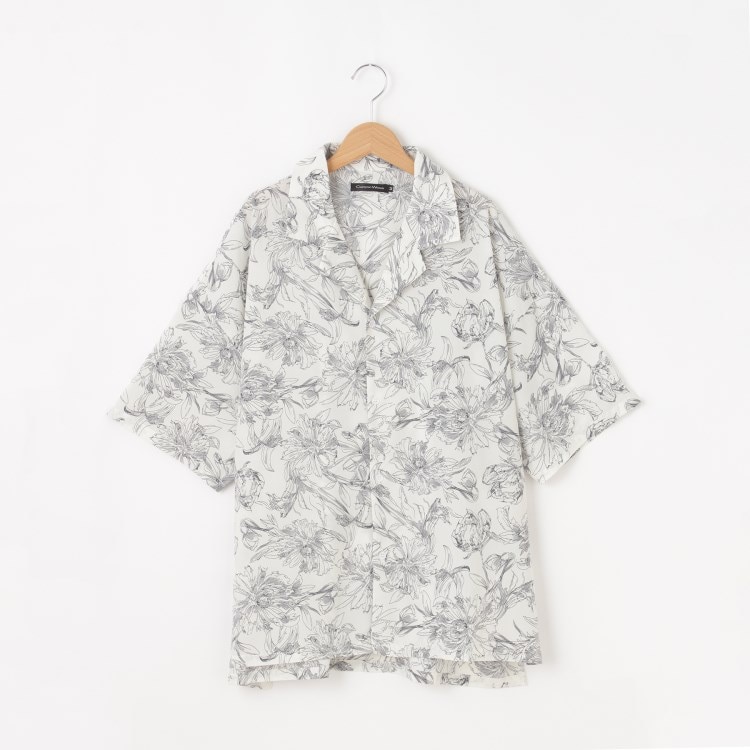 オフプライスストア(メンズ)(OFF PRICE STORE(Mens))のgarsonwave(ギャルソンウェーブ) オープンカラー総柄半袖シャツ【SALE/セール/オフプライス/カジュアル/デイリー/トレンド】 カジュアルシャツ